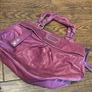 Marc By Marc Jacobs Purple Satchel with Durable Design